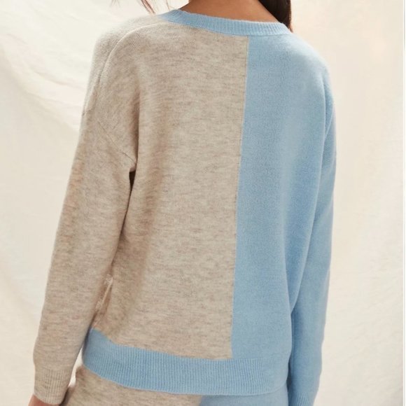 NWT Saturday/Sunday Lea Colorblocked Knit Lounge Set Anthropologie - Picture 4 of 15